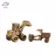 HFTOY Kỹ Thuật Mini Xe Trang Trí Máy Xúc Chống Thấm Nước Tru Hình Trang Trí Cho Trong Nhà Ngoài Trời Trang Trí Sân Nhà Quà Tặng ~