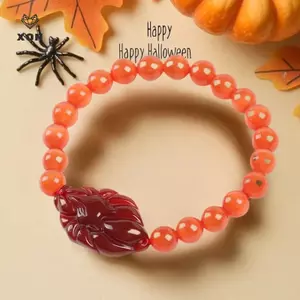 Vòng tay đính cườm pha lê xanh dành cho nữ, Dây đeo cổ tay nữ có thể điều chỉnh nhẹ, Quà tặng trang sức cầm tay [Mina]