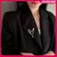 JASMINE Kim Cương Giả Nữ Hoàng Thái Thiên Thần Tiếng Anh Chữ sel Trâm Cài Cho Nữ Phụ Kiện Thời Trang Hijab Pin Trang Sức Quà Tặng JASMINE