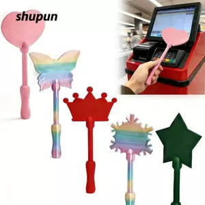 Hộp đựng thẻ thanh toán không tiếp xúc SHUPUN, Crown Portable Butterfly Wand Tap To Pay, Hộp đựng thẻ tín dụng hình bông tuyết Magic Wand Thẻ tín dụng Tap-to-pay