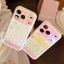 Ốp Điện Thoại Gilding Star Chấm Bi Cho iPhone 17 Pro Max 16 15 14 Vỏ Bảo Vệ Chống Sốc