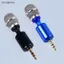 Micro kim loại Mini có thể uốn cong 3 5mm Cắm và chạy Mic ghi âm di động Linh hoạt Ne cho máy tính xách tay cho video Cuộc gọi trực tuyến Đẹp