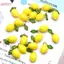 HFSHY Acrylic Dễ Thương Mặt Dây Trái Cây Chanh Mini DIY Trang Sức Quyến Rũ Mịn Màng Cho Tự Chế Vòng Tay Nelace Bông Tai Thủ Công Làm VN