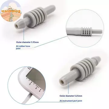 Warmwing 1 Máy Đo Huyết Áp Kỹ Thuật Số Cánh Tay Vòng Tay Đầu Nối Ống Đơn Thay Thế Cho Cánh Tay Tonometer Sphygmomanometer VN