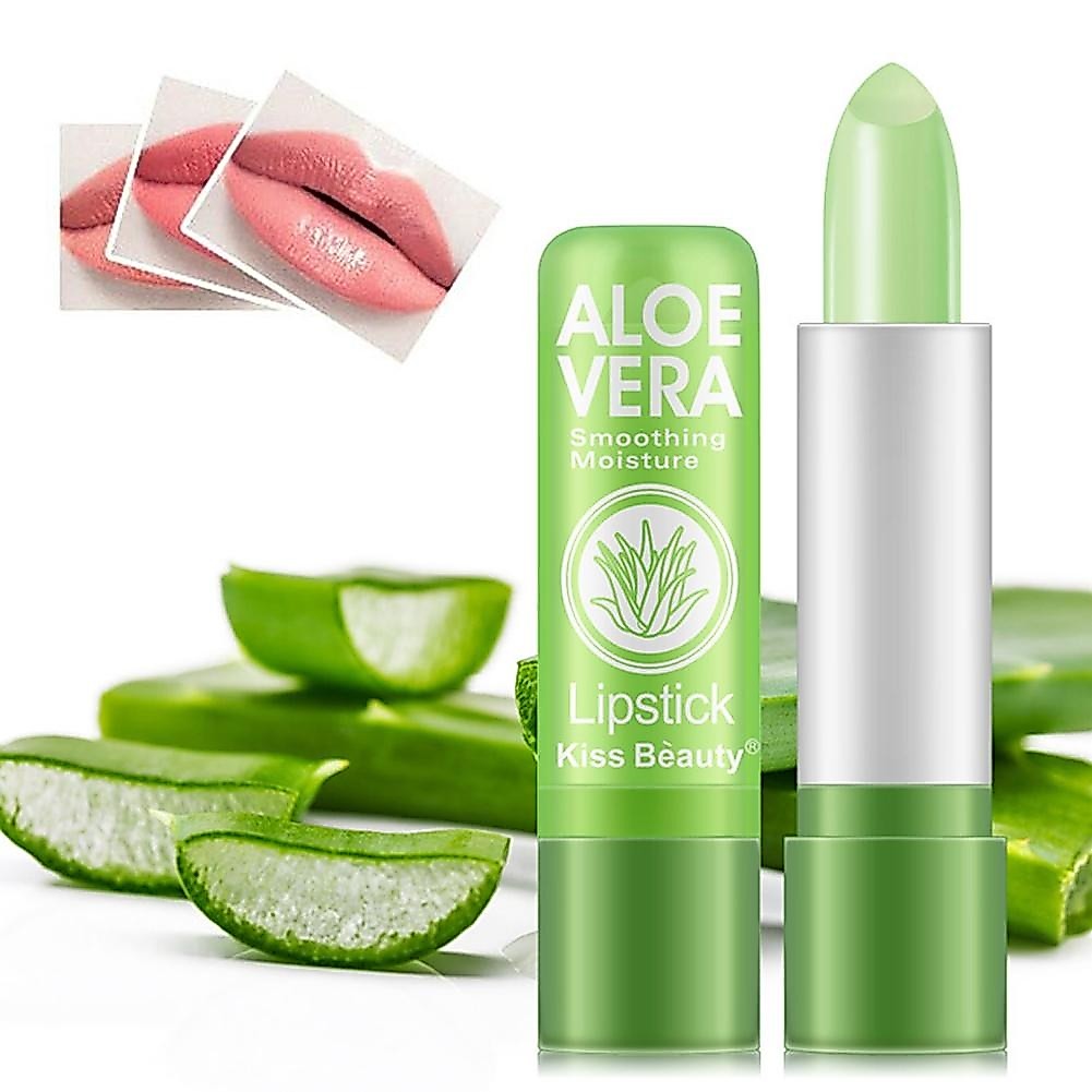 Son môi đổi màu Tint Aloe Vera Son môi chống thấm nước lâu trôi Chăm sóc môi dưỡng ẩm X9X0