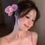 AqToCna Thời Trang Thanh Lịch Hoa Lan Dubill Kẹp Bên Biển Kỳ Nghỉ Nổ Kẹp Vintage Mộc Mạc Phụ Kiện Tóc AqToCna
