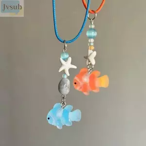 Vòng cổ mặt dây chuyền JVSUB, Dây đầy màu sắc cho bé gái Dây chuyền, Phim hoạt hình dễ thương BFF Phụ kiện tình bạn Vòng cổ bạn thân nhất