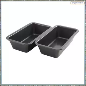 2 Chiếc Bánh Mì Chảo Nướng Chống Dính Thép Carbon Chảo Chảo Khay Bánh Mì Nướng Khuôn Bánh Loaf Bánh Ngọt Bánh Mì Nướng Hộp Nướng Chảo Máy Nướng