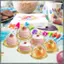 Charcuterie Mái Vòm Có Nắp 200 Chiếc Bánh Mini Chảo Cá Nhân Cupcake Hộp Đựng Món Tráng Miệng Khuôn Trong Suốt Giá Đỡ