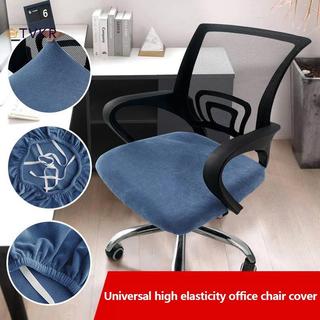 TVKR 1Pc Nhung Ghế Văn Phòng Coverputer Xoay Ghế Co Giãn Hiện Đại Trượt Có Thể Giặt Được Slipcovers Có Thể Tháo Rời Bụi Cover OIK