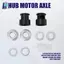 E-Bike Xe Đạp Điện Hub Động Cơ Trục Khóa Trước Đai Ốc / Khóa Máy Giặt / Miếng Đệm / Vỏ Đai Ốc Có Trục 12 Mm