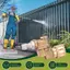 Đầu phun máy rửa áp suất công suất đa năng và khớp nối bộ chuyển đổi trục kết nối nhanh 180 độ với 5 góc xoay, Bộ đầu phun xà phòng và rửa tia, 1 / 4 Inch, 2,5 Gpm