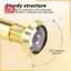 Máy xem cửa an ninh 36-58mm có thể thu vào 200 độ Lỗ nhìn trộm Lỗ gián điệp + Vỏ, Vàng