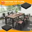 Mũ nhựa vuông 80mm x 80mm Ống chèn ống đầu cắm 2 miếng
