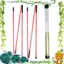 Gậy xếp gậy chơi gôn gấp Thanh tập chơi gôn Putter Dụng cụ huấn luyện viên màu xanh lá cây Màu đỏ