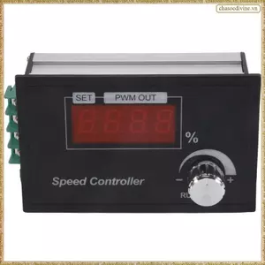 Bộ điều khiển tốc độ động cơ DC DC 6-60V 30A với màn hình kỹ thuật số & PCB mạnh mẽ - Hoàn hảo cho nhiều loại máy