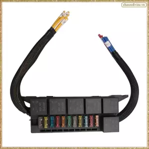 Hộp rơle cầu chì với 6 rơle và Hộp cầu chì rơle ATC / ATO 11 chiều cho ô tô, hàng hải