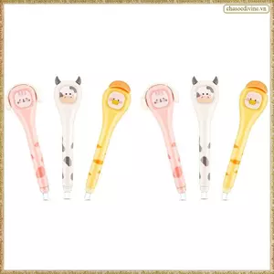 Bút băng chỉnh sửa, Bút Nhật Bản khô nhanh dễ thương, có dụng cụ bôi bút Kawaii dễ sử dụng 6 chiếc