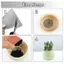 XUAN 50 Chiếc Nồi Lỗ Lưới Miếng Lót Lưới Tròn Thoát Nước Lỗ Màn Hình Cho Đáy Nồi Ngăn Ngừa Mất Đất Cây Cảnh Hoa Dụng Cụ Làm Vườn VN