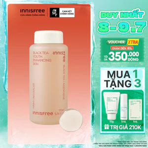 Nước cân bằng ngăn ngừa lão hóa từ trà đen innisfree Black Tea Enhancing Skin 170 mL