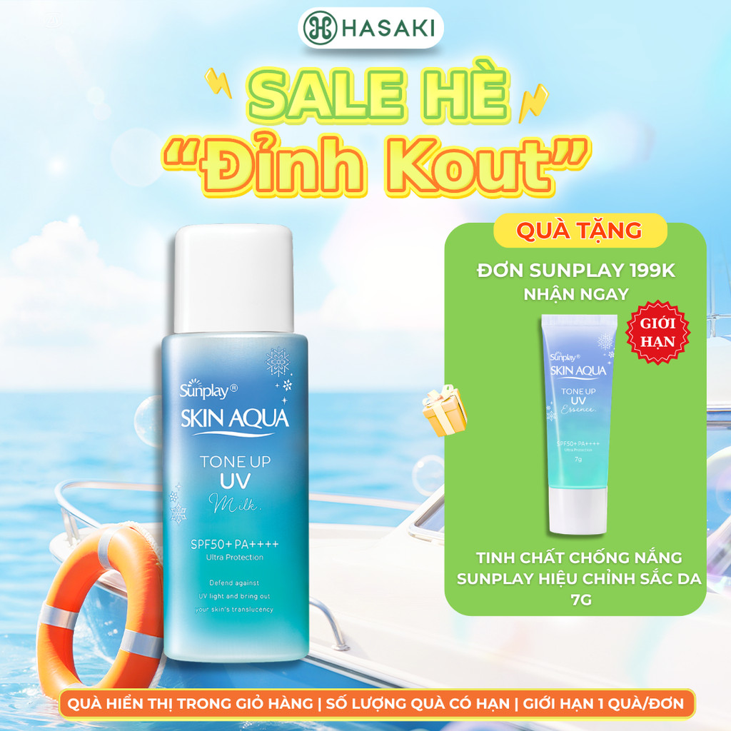 SỮA CHỐNG NẮNG HIỆU CHỈNH SẮC DA SUNPLAY SKIN AQUA TONE UP UV BLUE 50G