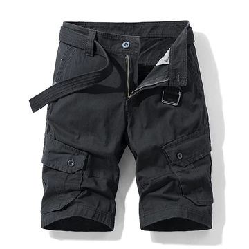 Quần short nam mùa hè bán sỉ, quần short công sở kiểu Nhật, quần short nam dài đến đầu gối, quần short nam ống thẳng nhi
