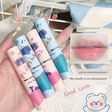áo kiểu nữ áo kiểu nữ dễ thương Màu Hồng Quá Dễ Thương Voi Dưỡng Ẩm Dưỡng Ẩm Son Dưỡng Ẩm Nữ Ẩm Chống Khô Lột Phai Môi Đường Son Môi