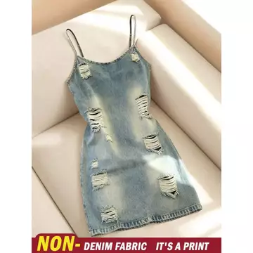 Trang phục nữ, Váy nữ, Váy kẻ sọc, Váy thời trang, Váy hai dây, Váy hai mảnh, Váy ngắn.Phong cách Hàn Quốc Năng động N