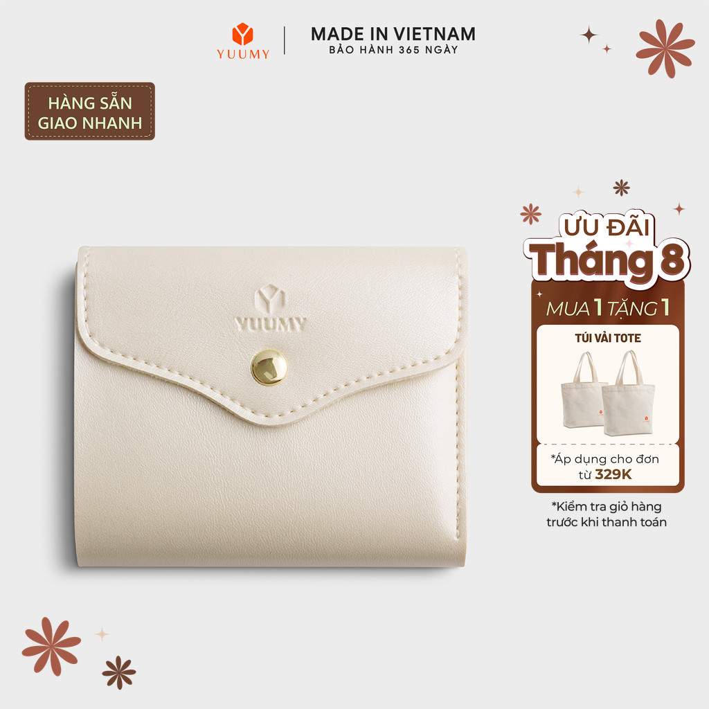Ví Yuumy ( Thời trang nữ dáng cầm tay nhỏ gọn – Ví da Seasand YV59)
