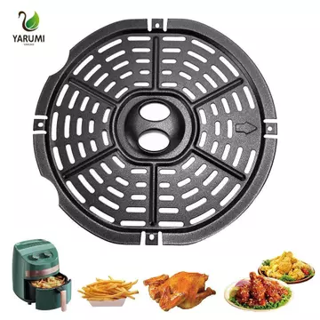 Chảo chiên không khí ALISON, Thảm chiên không khí vuông tròn, Chảo chiên chống dính Lớp phủ chống dính Không có đĩa nướng không khí BPA Phụ kiện nồi chiên không khí