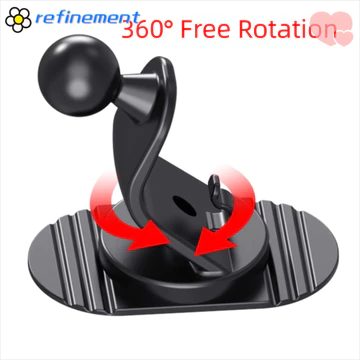 Giá đỡ điện thoại di động, Đế dán đầu bóng 17mm Giá đỡ điện thoại trên ô tô, Giá đỡ điện thoại di động xoay 360 độ có thể xoay an toàn Giá đỡ điện thoại di động trên ô tô Điều hướn