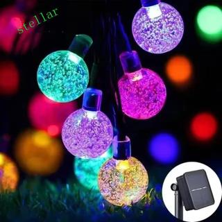 Đèn dây bóng năng lượng mặt trời STELLARTECH, Đèn dây LED 12M 8 chế độ, Đèn trang trí 100 đèn LED Thiết kế chống nước Nguồn đèn LED Đèn cổ tích năng l