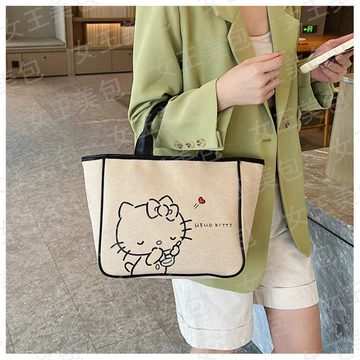 Túi Tote Dung Tích Lớn Sanrio Hellokitty / Túi Mẹ Túi Điện Thoại Di Động Túi Bảo Quản Túi Di Động Túi Du Lịch Túi Xách Túi Xách Túi Xách Túi Xách Dung Tích Lớn