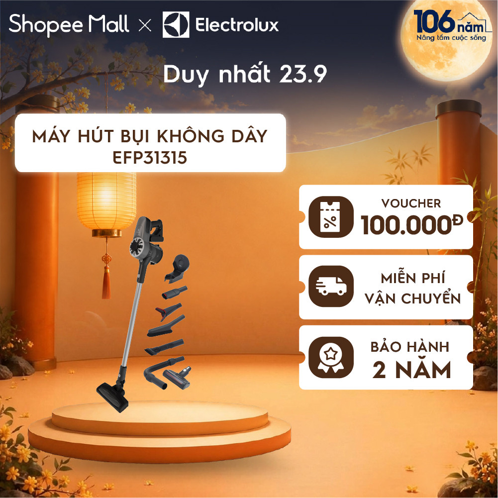Free giao hàng - Máy hút bụi cầm tay không dây Electrolux UltimateHome 300 EFP31315 - Hiệu suất cao