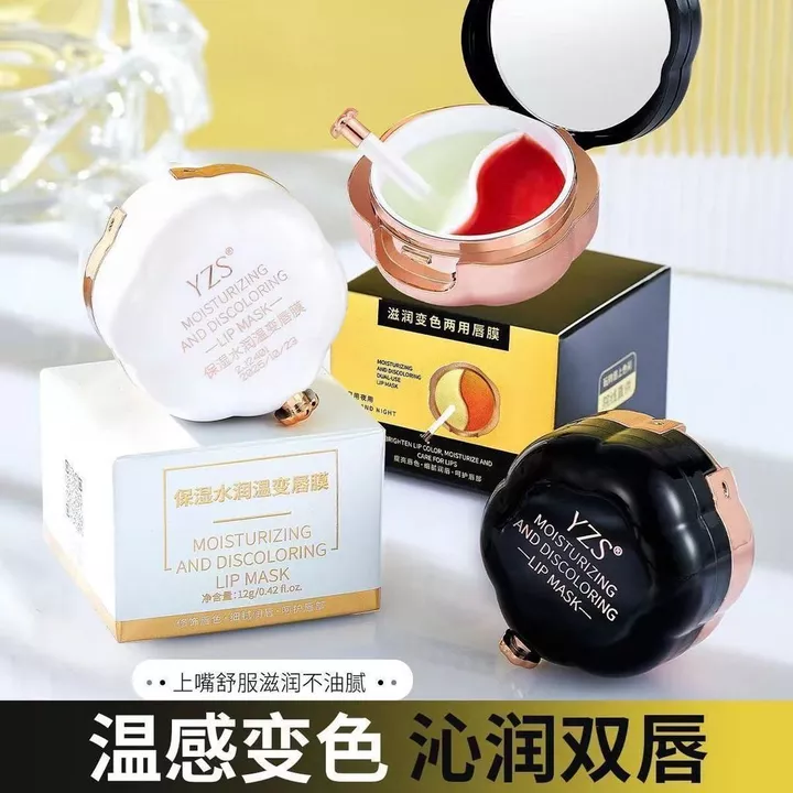 YZS Mandarin Duck Mặt nạ môi hai màu Mặt nạ môi đơn sắc Đêm ban ngày Bảo vệ môi sử dụng kép Bảo vệ môi Sinh viên Tẩy tế bào chết Phai màu Dưỡng ẩm laoyun72devn20260929