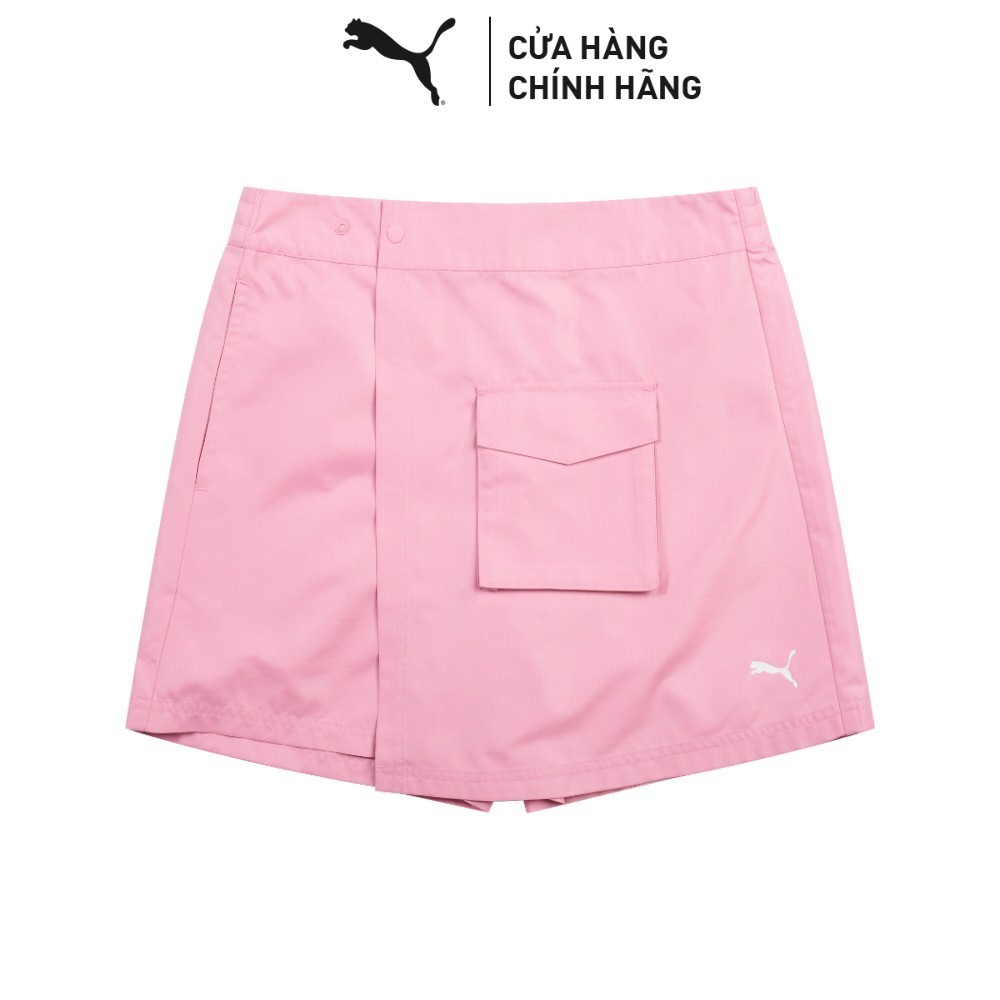 Váy Thời Trang PUMA Nữ WARDROBE ESS Cargo Skort Poised Pink Màu Hồng