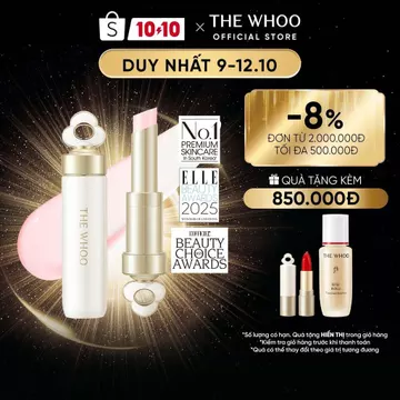 [THE WHOO OFFICIAL] Son dưỡng môi có màu, giàu dưỡng chất The Whoo Essential Lip Glow Balm 3.3gr