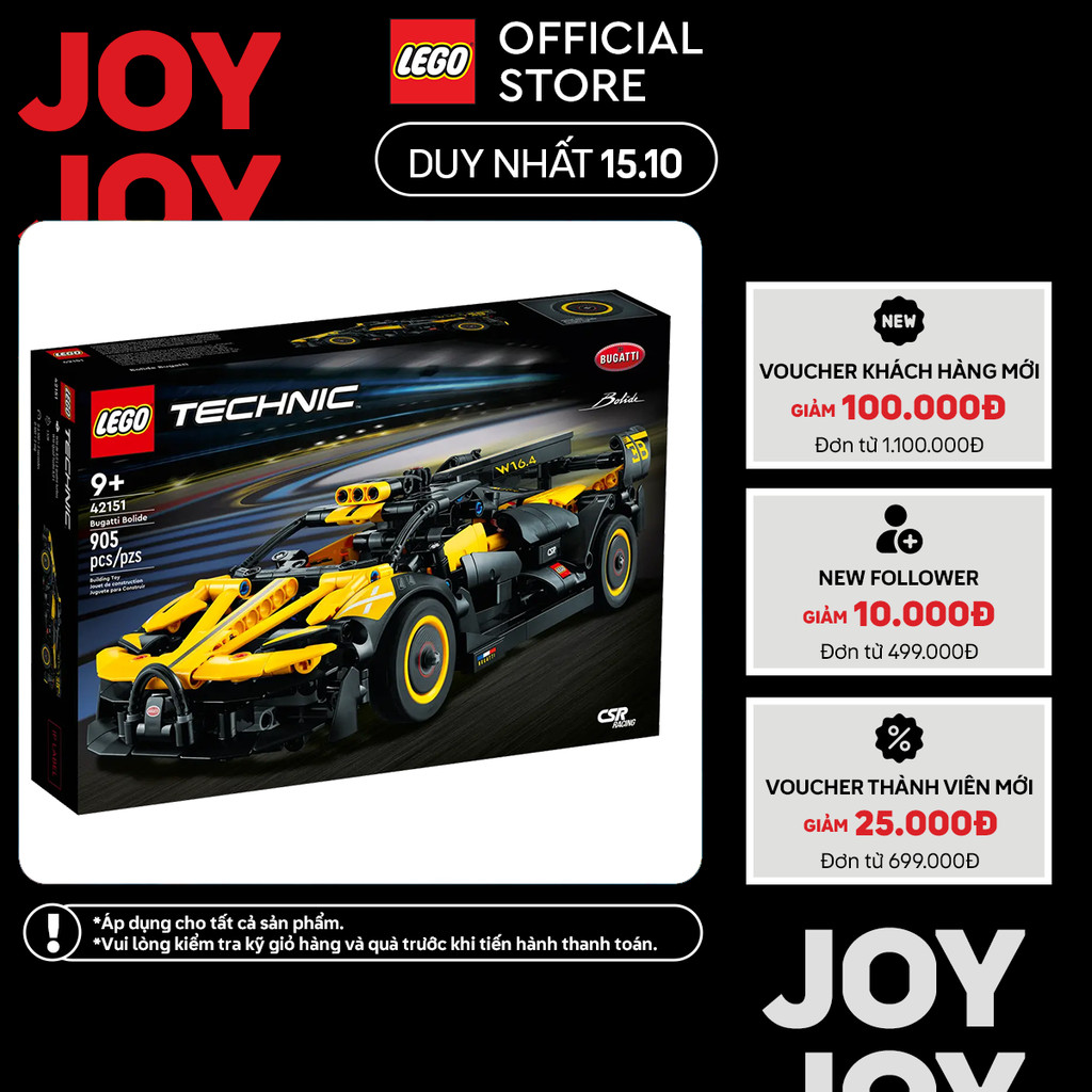 LEGO TECHNIC 42151 Siêu Xe Bugatti Bolide (905 Chi Tiết)