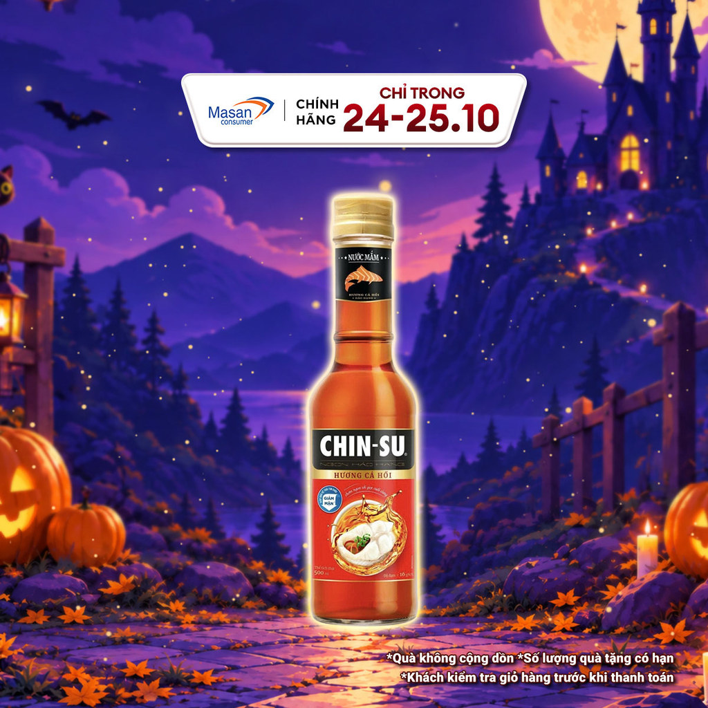 Nước Mắm CHIN-SU Cá Hồi Đậm Đặc Chai 500ml