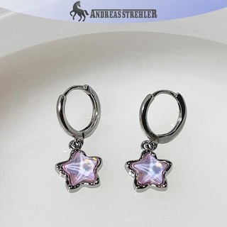 Onetimingfine Gothic Dễ Thương Giấc Mơ Cổ Tích Ánh Trăng Đá Ngôi Sao Mặt Dây Chuyền Bông Tai Cho Egirl Y2K EMO 2000s Bông Tai Kẹp Goth Vintage Phụ Kiện Trang Sức VN