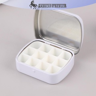 Onetimingfine Di Động Trống Màu Nước Hộp Thiếc 12 / 24 Lưới Màu Nước Sơn Bảng Du Lịch Ngủ Khay Sơn Đồ Dùng Nghệ Thuật VN