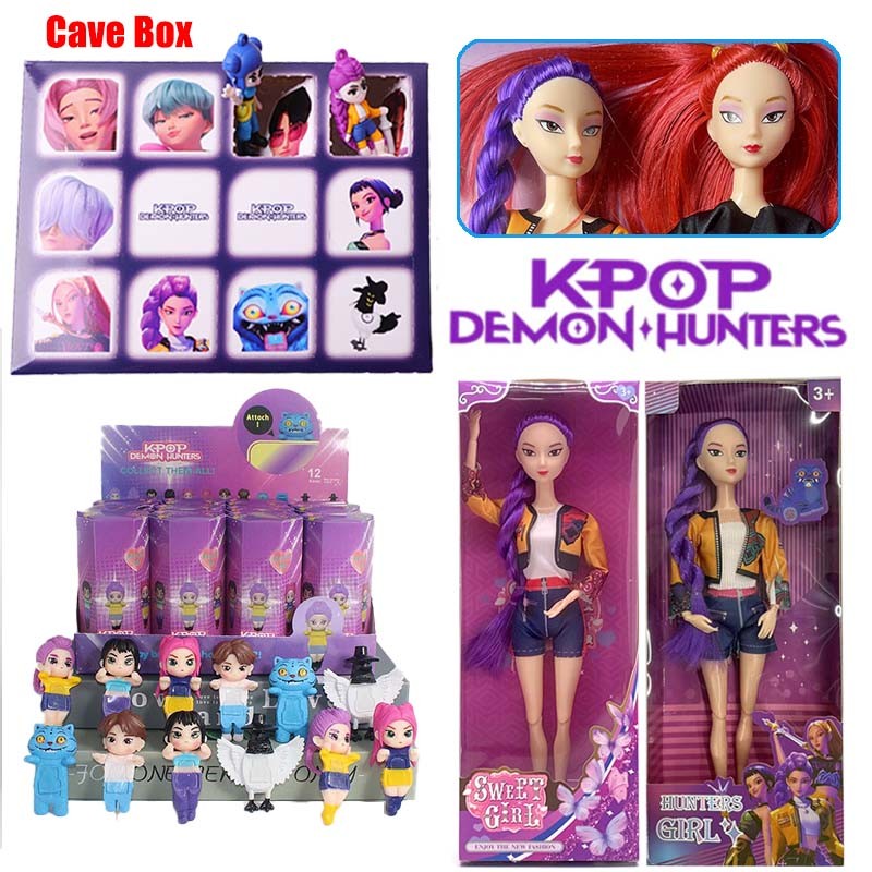 KPop Demon Hunters Blind Box Collection Huntrix Di Chuyển Khớp BJD Búp ...