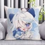 【Ready Stock】 Original God Q Version Cute Small Fulfil Square Pillow Cute Series Pillow Dormitory Sleeping Office Seat Cushion N99W