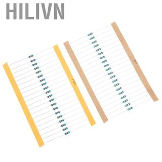 Hilivn Bộ điện trở màng kim loại cho linh kiện điện tử 2600PCS 1/4W ĐIỆN TRỞ Độ bền cao và thiết thực
