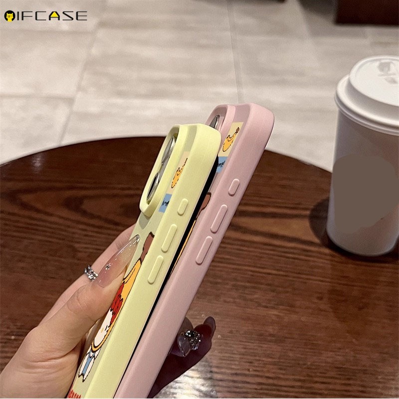 Dành Cho Redmi Note 15 14 13 12 Turbo 12R 12T Pro Plus RedmiNote15 RedmiNote14 Vỏ Điện Thoại Chuối Dễ Thương Hello Kitty Mèo Hoạt Hình Vui Nhộn Màu Kẹo Màu Vàng Vỏ Mềm