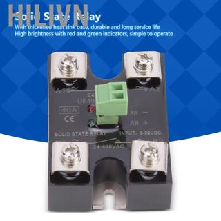 Hilivn Rơle trạng thái rắn Berm Điều khiển DC một kênh AC kép 1 pha SSR 24 480VAC dùng trong công nghiệp (25A(BERM-DK25DA))