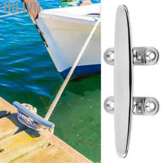 Hilivn Phụ kiện dây thừng hàng hải bằng thép không gỉ có đế gương được đánh bóng (4 inch)
