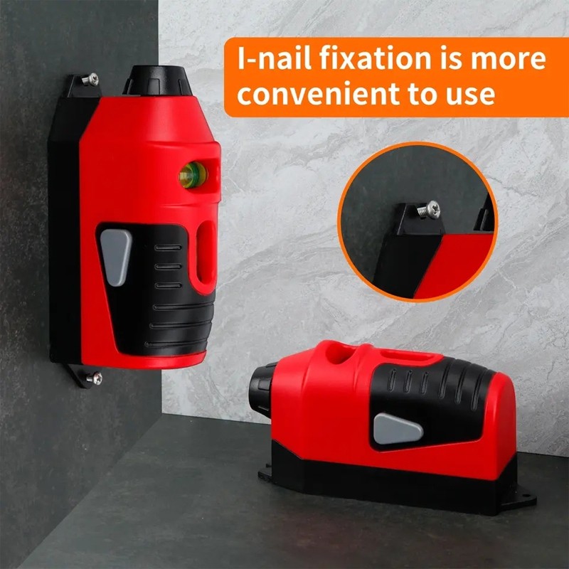 Máy chiếu tia laser Cầm tay Ngang dọc Thước dây laser Mini dài 5M  Mini Đa năng