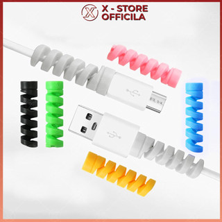 Bọc đầu sạc chống gãy, thanh quấn bảo vệ cáp sạc silicon, dùng cho dây điện thoại - BVCSSLN