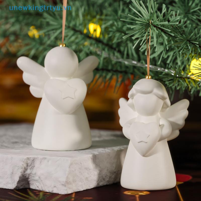 Unewtyu Trái Tim Thiên Thần Silicon Thơm Nến Khuôn DIY Cô Gái Điêu Khắc Thạch Cao Trang Trí Nhà Handmade Con Người Nhựa Khuôn Làm Quà Tặng Sinh Nhật VN